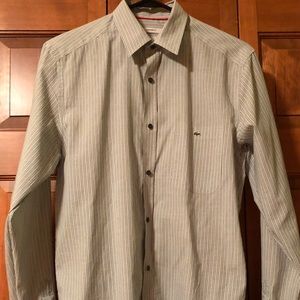 ❌Lacoste Button-Down Long-Sleeved Shirt 15/38